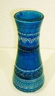 画像2: イタリア製 輸入雑貨 陶器 花瓶 フラワーベース 置物 オブジェ ブルー Bitossi ビトッシ Flavia フラビア リミニブルー グラフィート トスカーナ G9-F83 (2)