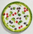 画像4: イタリア製 輸入雑貨 ピザ プレート 円形 オリーブ トマト 32cm バッサーノ ディナー皿 手描き BRE-1470-32Ｔ 直輸入 リビングスタジオ (4)