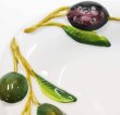 画像4: イタリア 皿 オリーブ プレート 楕円 パスタ ディナー サラダ オードブル バッサーノ 陶器 P2-2406OL 直輸入 リビングスタジオ (4)