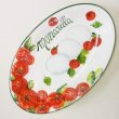 画像2: イタリア製 輸入雑貨 ディナープレート 皿 トマト モッツェレラチーズ バジル パスタ 盛皿 楕円 バッサーノ P2-5630MP 直輸入 リビングスタジオ (2)