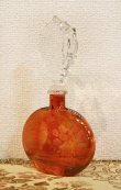 画像2: イタリア製 輸入雑貨 香水瓶 クリスタルガラス レッド 赤 パフュームボトル エッチング 彫刻 イタリアーニ 914-5R 直輸入 リビングスタジオ (2)