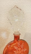 画像3: イタリア製 輸入雑貨 香水瓶 クリスタルガラス レッド 赤 パフュームボトル エッチング 彫刻 イタリアーニ 914-5R 直輸入 リビングスタジオ (3)