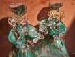 画像11: 【謝恩セール特価】イタリア製 輸入雑貨 ベネチアングラス ペア人形 ダンサー グリーンムラノ ヴェネチアン 4767-vd 送料無料 直輸入  リビングスタジオ (11)
