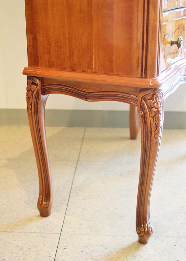 画像15: 【謝恩セール特価】イタリア製 輸入家具 チェスト 5段 ネコ脚 象嵌 クラシック アンティーク 240IN 送料無料 直輸入 リビングスタジオ (15)