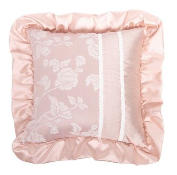 画像2: 輸入雑貨 クッション フリル ジェニファーテイラー ピンク Heirloom ヘアルーム リビングスタジオ Jennifertaylor 33240CU HP 送料無料 (2)