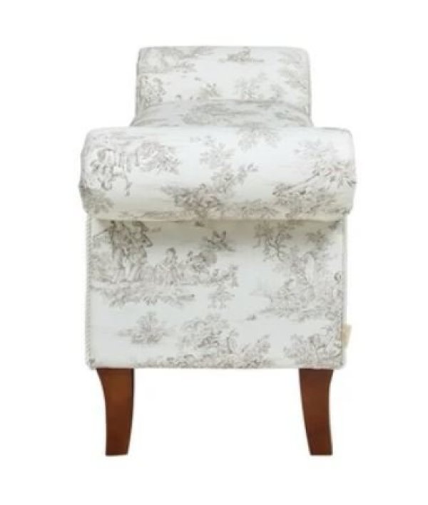 画像3: 輸入家具 スツール ベンチ Toile de Jouy トワルドジュイ ジェニファーテイラー Jennifer taylor イタリアン 33031RB-JY02 送料無料 (3)
