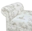 画像4: 輸入家具 スツール ベンチ Toile de Jouy トワルドジュイ ジェニファーテイラー Jennifer taylor イタリアン 33031RB-JY02 送料無料 (4)