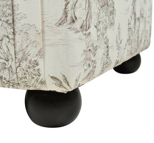 画像8: 輸入家具 スツールボックス Toile de Jouy トワルドジュイ ジェニファーテイラー Jennifer Taylor リビングスタジオ 収納 33139ST 送料無料 (8)