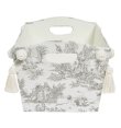 画像3: 輸入雑貨 マガジンボックス 小物入れ ジェニファーテイラー トワルドジュイ Toile de Jouy Jennifer Taylor スリッパ入れ 33144MH 送料無料 (3)
