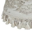 画像7: 輸入家具 スツール 円形 トワルドジュイ Toile de Jouy ジェニファーテイラー Jennifer Taylor リビングスタジオ 直輸入 姫系 33164ST 送料無料 (7)
