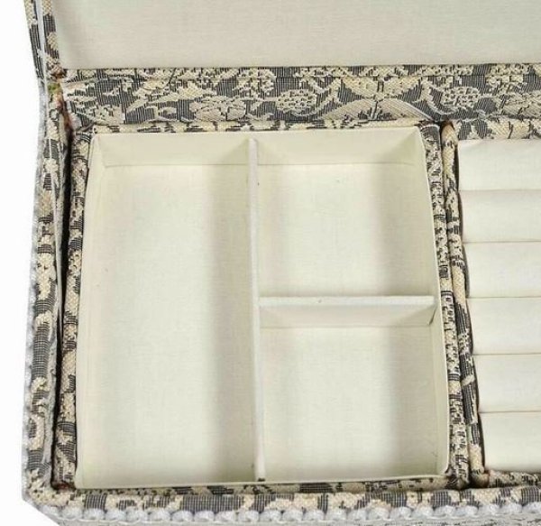 画像9: 輸入雑貨 ジュエリーボックス 宝石箱 ジェニファーテイラー ウィリアムモリス イチゴ泥棒 グレー Jennifer taylor 33212JB 送料無料 (9)