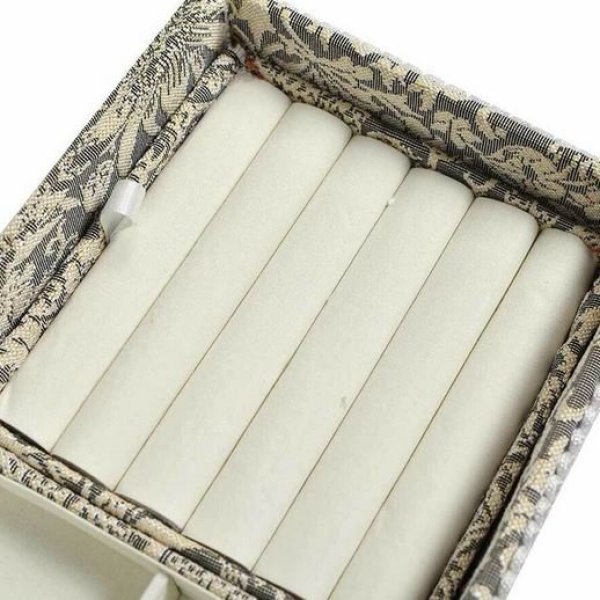 画像8: 輸入雑貨 ジュエリーボックス 宝石箱 ジェニファーテイラー ウィリアムモリス イチゴ泥棒 グレー Jennifer taylor 33212JB 送料無料 (8)