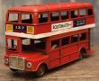 画像3: 輸入雑貨 置物 ロンドンバス ブリキ ミニカー London Bus 二階建てバス ビンテージ調 アンティーク風 0410A-7146 直輸入 リビングスタジオ (3)