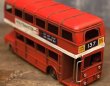 画像4: 輸入雑貨 置物 ロンドンバス ブリキ ミニカー London Bus 二階建てバス ビンテージ調 アンティーク風 0410A-7146 直輸入 リビングスタジオ (4)