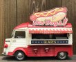 画像3: 輸入雑貨 置物 ヴィンテージカー Hot Dog Shop シトロエン ブリキ ミニカー ビンテージ調 アンティーク風 オブジェ 1910E-8115 直輸入 リビングスタジオ (3)