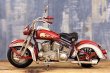 画像2: 輸入雑貨 置物 ヴィンテージ モーターサイクル RED FOX バイク オートバイ ビンテージ調 アンティーク風 オブジェ ハーレー 2010D-2735 直輸入 リビングスタジオ (2)