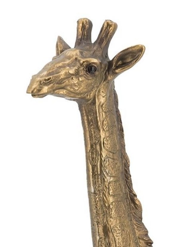 画像4: 輸入雑貨 置物 キリン 麒麟 ブロンズ風 オブジェ サファリ ヨーロピアン アンティーク風 シャビーシック 85302GR 直輸入 リビングスタジオ (4)