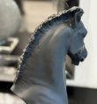 画像5: 輸入雑貨 馬 置物 オブジェ 馬頭 ウマ ホースヘッド アンティーク風 ビンテージ調 クラシック イタリアン 風水 重厚 AC-157 送料無料 直輸入 リビングスタジオ (5)