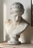 画像1: 輸入雑貨 置物 胸像 ギリシア ローマ クラシック アンティーク シャビー オブジェ オーナメント -cot- AN-4411 送料無料 直輸入 リビングスタジオ (1)