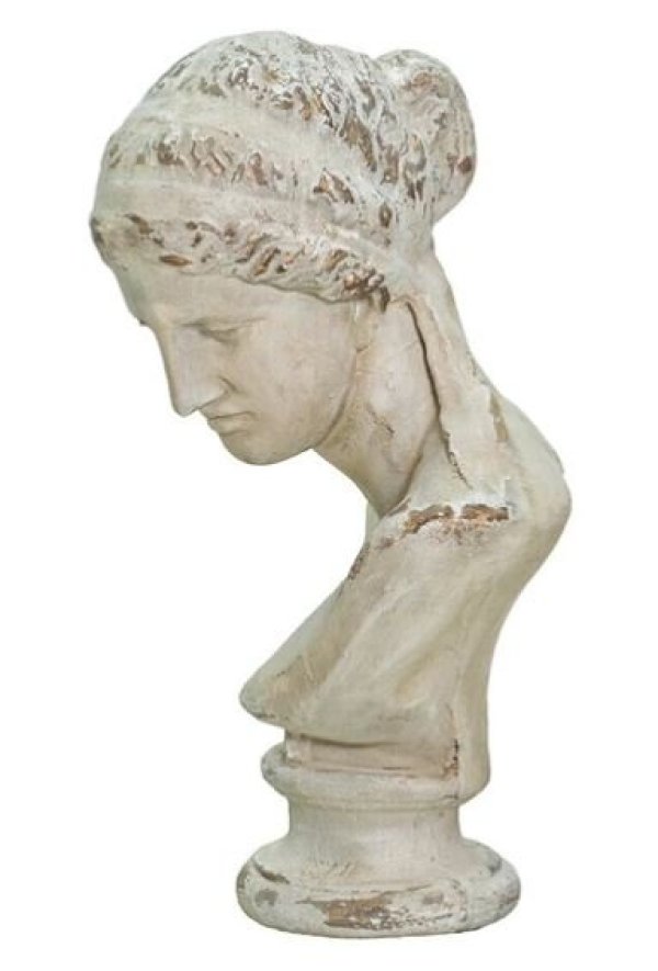 画像7: 輸入雑貨 置物 胸像 ギリシア ローマ クラシック アンティーク シャビー オブジェ オーナメント -cot- AN-4411 送料無料 直輸入 リビングスタジオ (7)