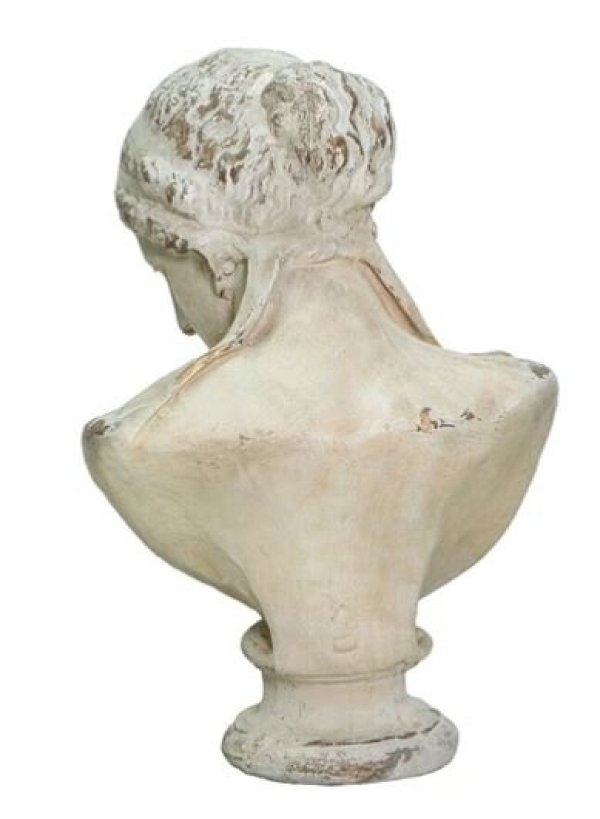 画像8: 輸入雑貨 置物 胸像 ギリシア ローマ クラシック アンティーク シャビー オブジェ オーナメント -cot- AN-4411 送料無料 直輸入 リビングスタジオ (8)