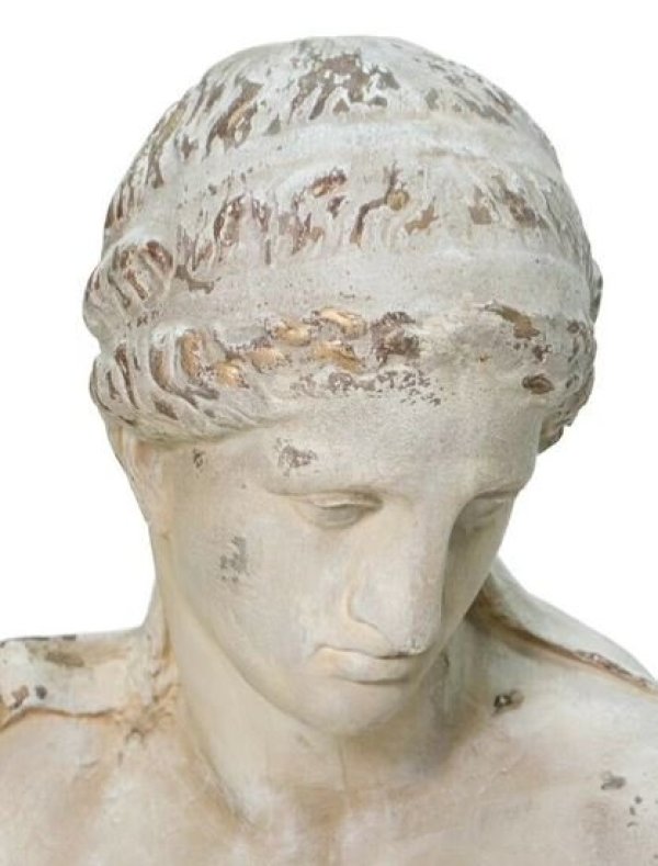 画像4: 輸入雑貨 置物 胸像 ギリシア ローマ クラシック アンティーク シャビー オブジェ オーナメント -cot- AN-4411 送料無料 直輸入 リビングスタジオ (4)