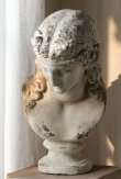 画像1: 輸入雑貨 置物 胸像 ギリシア ローマ クラシック アンティーク風 シャビー オブジェ オーナメント -cot- AN-4413 送料無料 直輸入 リビングスタジオ (1)