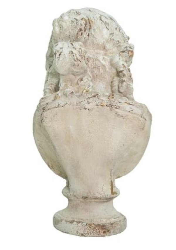 画像8: 輸入雑貨 置物 胸像 ギリシア ローマ クラシック アンティーク風 シャビー オブジェ オーナメント -cot- AN-4413 送料無料 直輸入 リビングスタジオ (8)