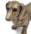 画像5: 輸入雑貨 置物 オブジェ ダックスフンド イヌ ゴールド  アンティーク風 シャビー オーナメント -cot- AN-5466 送料無料 直輸入 リビングスタジオ (5)
