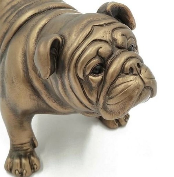 画像5: 輸入雑貨 置物 オブジェ フレンチブルドッグ ゴールド アンティーク風 シャビー オーナメント -cot-  AN-5467 送料無料 直輸入 リビングスタジオ (5)