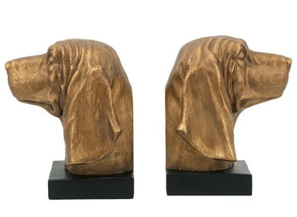 画像3: 輸入雑貨 ブックエンド イヌ ブロンズ風 犬 本立て アンティーク風 ヨーロピアン シャビー -cot- AN-5519 送料無料 直輸入 リビングスタジオ (3)