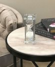 画像2: 輸入雑貨 砂時計 ガラス クリア オブジェ 置物 オーナメント モダン コンテンポラリー アバンギャルド AN-76878 直輸入 リビングスタジオ (2)
