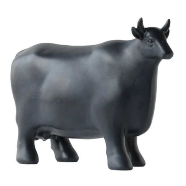 画像1: 輸入雑貨 置物 オブジェ 牛 ウシ ユニーク デフォルメ オーナメント お肉屋さん レストラン -cot- AN-77056 送料無料 直輸入 リビングスタジオ (1)