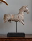 画像2: 輸入雑貨 馬 置物 オブジェ アンティーク風 シャビーシック ビンテージ調 クラシック イタリアン 風水 AN-77622 送料無料 直輸入 リビングスタジオ (2)