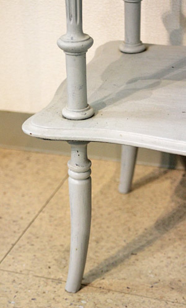 画像14: 【謝恩セール特価】輸入家具 フランス アンティーク サイドテーブル ドレッシングテーブル フレンチ シャビーシック ビンテージ 31 送料無料 リビングスタジオ (14)