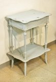 画像3: 【謝恩セール特価】輸入家具 フランス アンティーク サイドテーブル ドレッシングテーブル フレンチ シャビーシック ビンテージ 31 送料無料 リビングスタジオ (3)