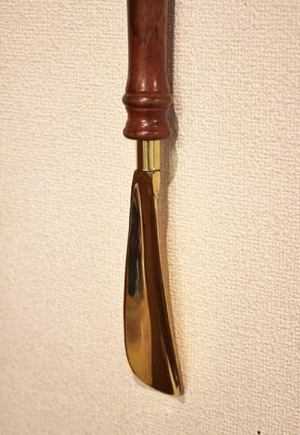 画像4: 輸入雑貨 靴べら シューホーン ブラス ヨーロピアン クラシック シャビーシック アンティーク風 7382079 直輸入 リビングスタジオ (4)