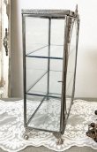 画像3: 輸入雑貨 ショーケース アクセサリーキャビネット ジュエリーケース 飾り棚 アンティーク風 84305CT-SV シルバー 送料無料 直輸入 リビングスタジオ (3)