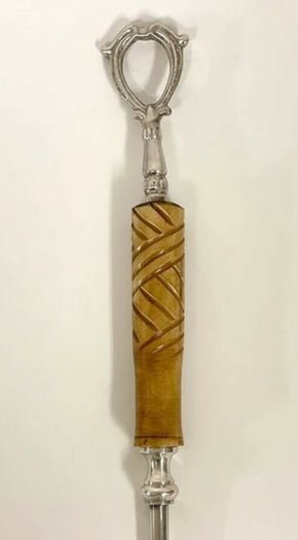 画像3: 輸入雑貨 靴べら シューホーン シルバー 真鍮 ヨーロピアン クラシック アンティーク風 84317SH-SV 送料無料 直輸入 リビングスタジオ (3)