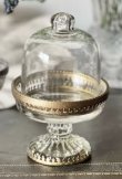 画像1: 輸入雑貨 小物入れ ガラス 真鍮 ゴールド ジュエリーケース アンティーク風 ヨーロピアン イタリアン 87141DG-GD 直輸入 リビングスタジオ (1)