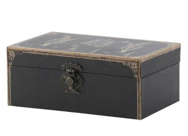 画像9: 輸入雑貨 ボックス 3点セット 小物入れ シャビーシック アンティーク風 収納 宝石箱 ジュエリー AN-44564 送料無料 直輸入 リビングスタジオ (9)