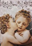 画像3: イタリア製 輸入雑貨 額絵 天使 エンジェル ファーストキス ブーグロー エンゼル シルバー額 エレガント 1414-18S アートイタリア 直輸入 リビングスタジオ 送料無料 (3)