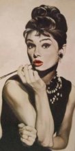 画像3: イタリア製 輸入雑貨 アートフレーム オードリーヘップバーン Audrey Hepburn シルバー額 5000-130 送料無料 アートイタリア 直輸入 リビングスタジオ (3)