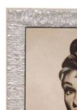 画像2: イタリア製 輸入雑貨 アートフレーム オードリーヘップバーン Audrey Hepburn シルバー額 5000-130 送料無料 アートイタリア 直輸入 リビングスタジオ (2)