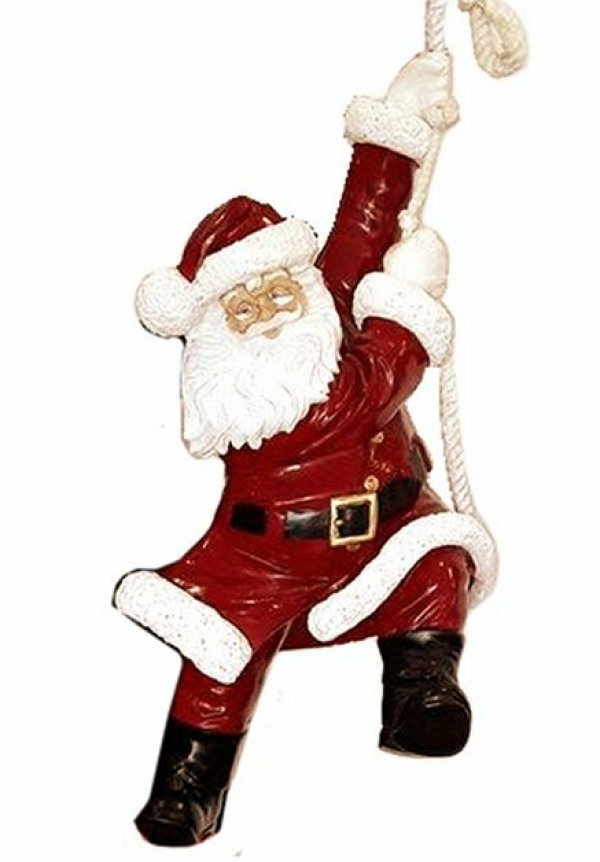 画像1: クリスマス 輸入雑貨 ハンギング サンタクロース オーナメント Xmas Christmas 大型 オブジェ ぶら下がり 店舗 ディスプレイ CCH-53 送料無料 (1)