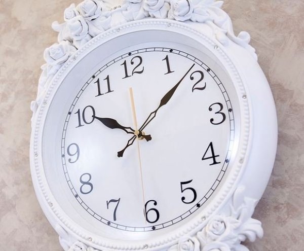 画像3: 輸入雑貨 壁掛け時計 ビクトリアンパレス ウォールクロック 無音 ヴェネツィア  ホワイト lun LS-B8200s-WH 送料無料 直輸入 リビングスタジオ (3)