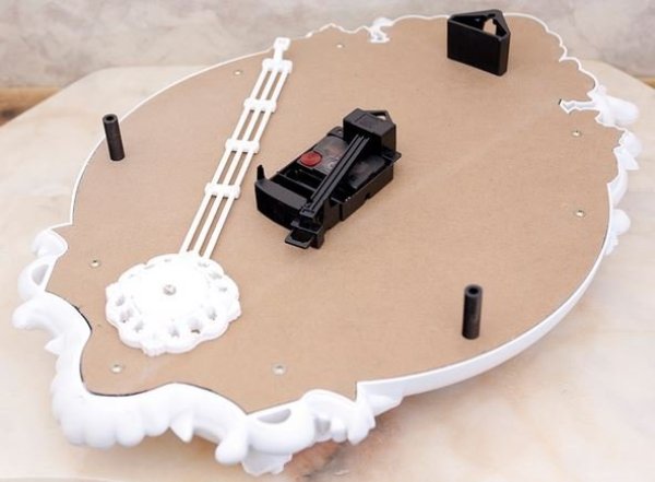 画像5: 輸入雑貨 壁掛け時計 ビクトリアンパレス ウォールクロック 無音 ヴェネツィア  ホワイト lun LS-B8200s-WH 送料無料 直輸入 リビングスタジオ (5)