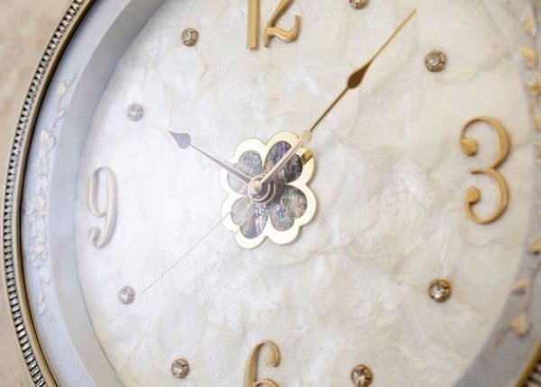 画像4: 輸入雑貨 壁掛け時計 ビクトリアンパレス ウォールクロック 無音 ロシェル シルバー lun LS-B8599 送料無料 直輸入 リビングスタジオ (4)