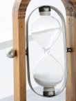 画像3: 輸入雑貨 ウデンフレーム アワーグラス 砂時計 ナチュラル アンティーク風 コベントガーデン Covent Garden オブジェ 木製 ビンテージ調 BC-28 (3)