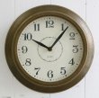 画像1: 輸入雑貨 ブラスティー ウォールクロック 壁掛け時計 コベントガーデン Covent Garden シャビーシック アンティーク風 円形 ブロカンテ BM-05 (1)